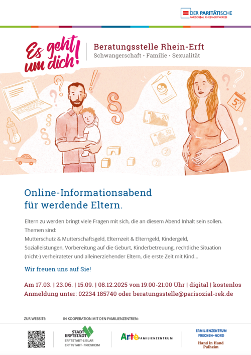 Online-Informationsabend  für werdende Eltern